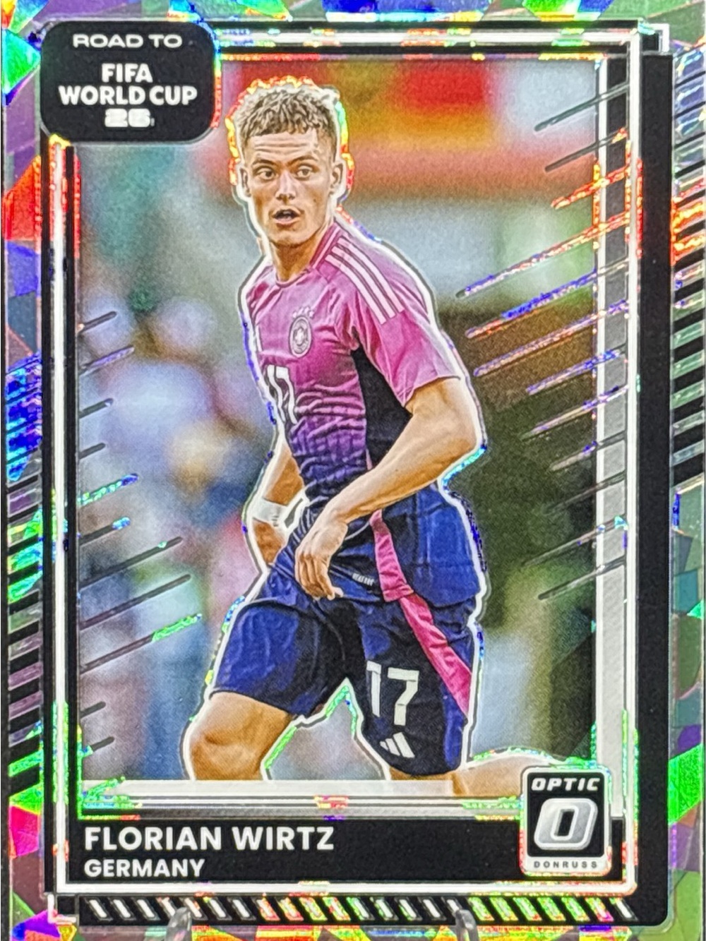 Panini Florian Wirtz Soccer Trading Card - Rainbow Prizm